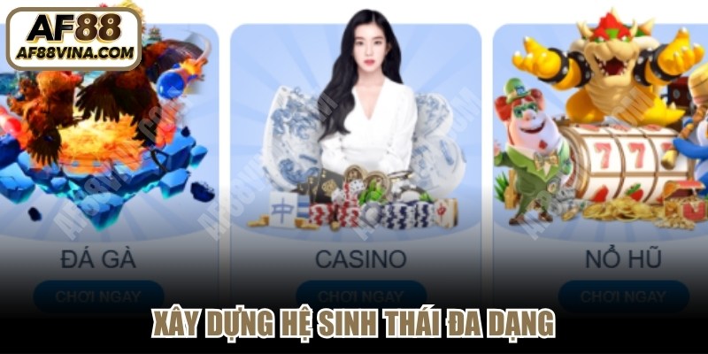 Xây dựng hệ sinh thái đa dạng, hợp tác cùng các nhà cung cấp game uy tín