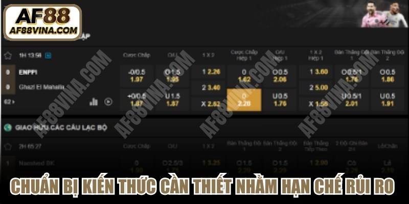 Chuẩn bị kiến thức cần thiết nhằm hạn chế rủi ro khi tham gia Thể thao AF88