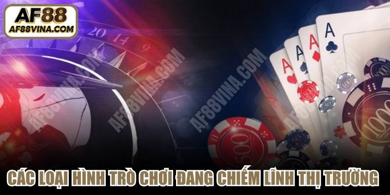 Các loại hình trò chơi đang chiếm lĩnh thị trường online